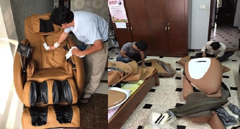 Sửa chữa m&aacute;y ghế massage tại nh&agrave; Vinh Nghệ An